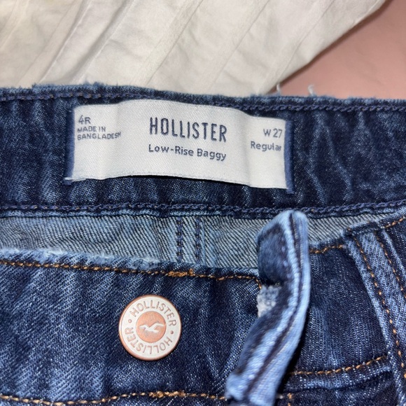 Hollister Blue Straight Leg Jeans Classic Style - Picture 3 of 3